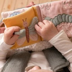 LITTLE DUTCH - Soft Activity Book Flowers & Butterflies Baby Toys