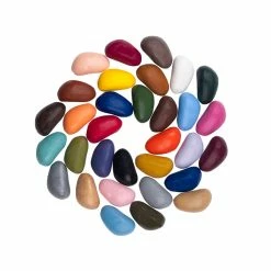 CRAYON ROCKS - 32 Natural Soy Wax Crayons (Stimulating Tripod Grip)
