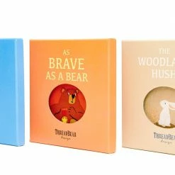 Threadbear Design Baby Toys Rag Book - As Brave As A Bear