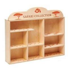 Miniature Play Worlds TENDER LEAF TOYS - 8 Safari Animals With Shelf