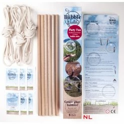 Het Kleine Avontuur BubbleLab - Create Giant Soap Bubbles - PARTY FUN Set