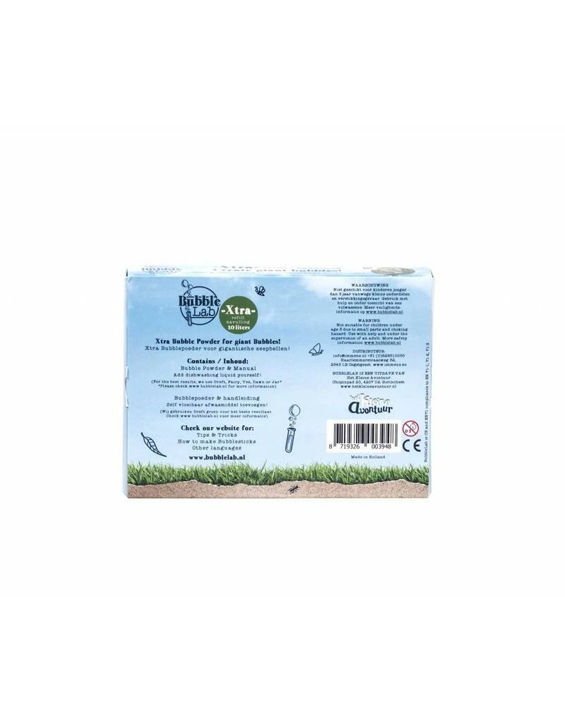 Het Kleine Avontuur Outdoor BubbleLab - Create Giant Soap Bubbles - Xtra Refill - 10 Litres Bubblesoap