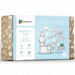 Connetix Tiles Open-Ended Play CONNETIX - 34 Pc Clear Pack