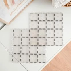 Connetix Tiles CONNETIX - 2 Piece Clear Base Plate Pack