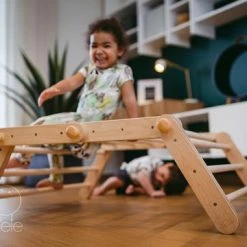 Ette Tete Mopitri Modifiable Pikler Triangle + Ramp Toddler Toys