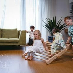 Ette Tete Mopitri Modifiable Pikler Triangle + Ramp Toddler Toys