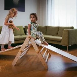 Ette Tete Mopitri Modifiable Pikler Triangle + Ramp Toddler Toys