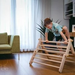 Ette Tete Mopitri Modifiable Pikler Triangle + Ramp Toddler Toys