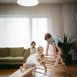 Ette Tete Mopitri Modifiable Pikler Triangle + Ramp Toddler Toys