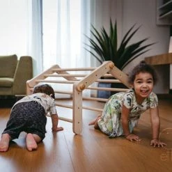 Ette Tete Mopitri Modifiable Pikler Triangle + Ramp Toddler Toys