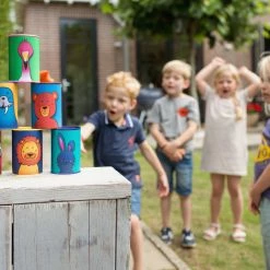 BS TOYS - Tin Throwing Animals Games & Puzzles