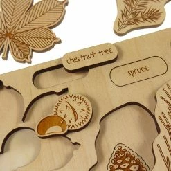 Educational Resources STUKA PUKA - What Have Fallen From The Tree? Wooden Puzzle