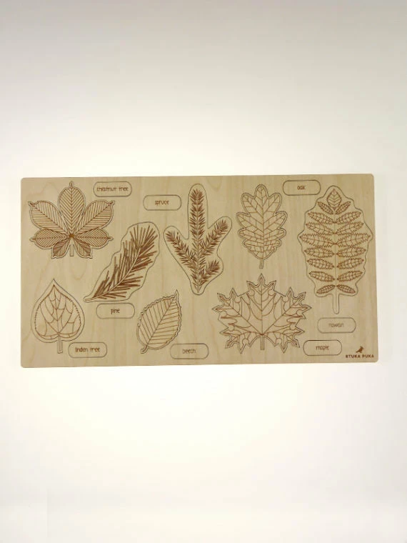 Educational Resources STUKA PUKA - What Have Fallen From The Tree? Wooden Puzzle