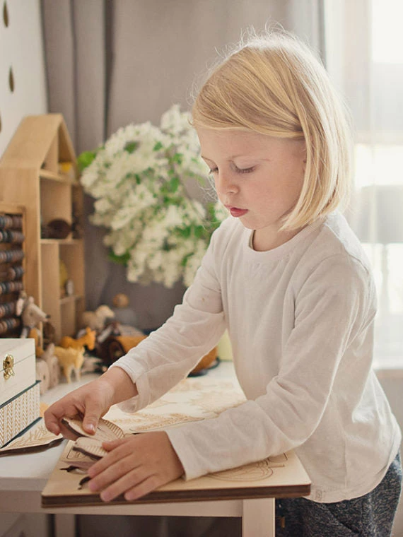 Educational Resources STUKA PUKA - What Have Fallen From The Tree? Wooden Puzzle