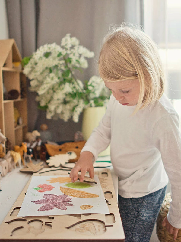 Educational Resources STUKA PUKA - What Have Fallen From The Tree? Wooden Puzzle