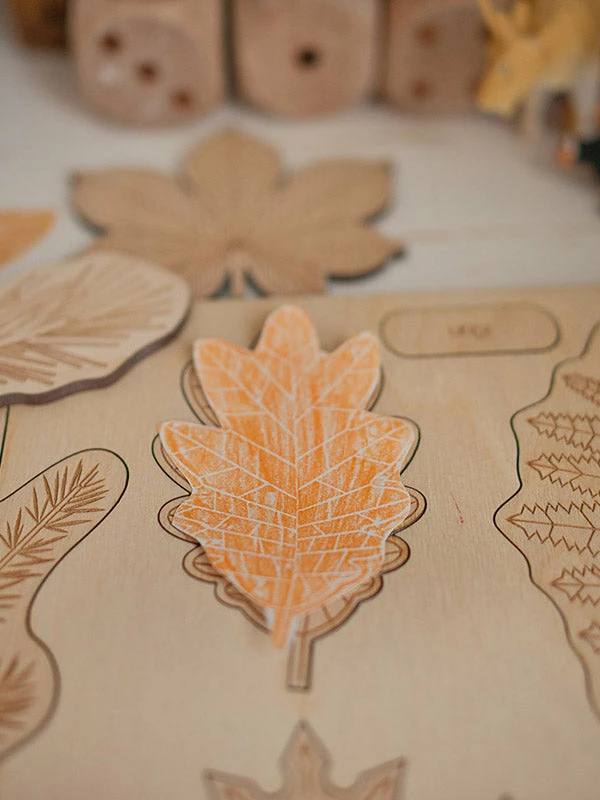 Educational Resources STUKA PUKA - What Have Fallen From The Tree? Wooden Puzzle