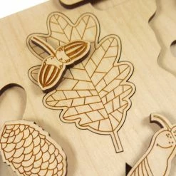 Educational Resources STUKA PUKA - What Have Fallen From The Tree? Wooden Puzzle