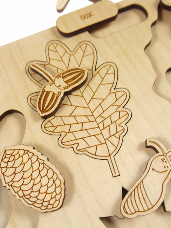 Educational Resources STUKA PUKA - What Have Fallen From The Tree? Wooden Puzzle