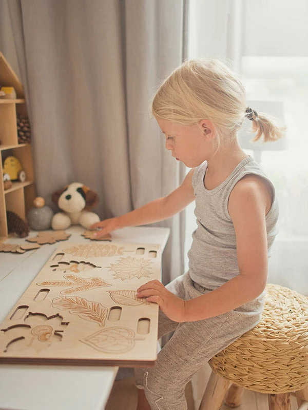 Educational Resources STUKA PUKA - What Have Fallen From The Tree? Wooden Puzzle