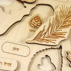 Educational Resources STUKA PUKA - What Have Fallen From The Tree? Wooden Puzzle