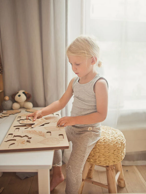 Educational Resources STUKA PUKA - What Have Fallen From The Tree? Wooden Puzzle